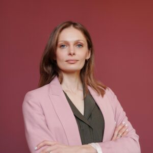 professional pinstripe blazer